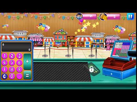 Baby Store Cashier Girl: Shopping Mall Video