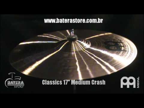 Teste de Produto BATERA STORE - Classics 17" Medium Crash - Meinl