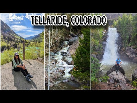 Best things to do in Telluride, Colorado😍🏔.  Bridal Veil Falls Hike, Mountain Village Gondola.