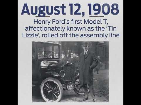 Thumbnail for The First Ford Model T is Produced | August 12, 1908 | Today in Ford Motor Company History by History of the Ford Motor Company