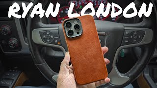 iPhone 16 Pro Max Ryan London Leather Case Unboxing