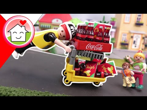 Playmobil po polsku Zakupy z Sebkiem - Rodzina Hauser