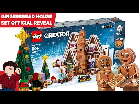 LEGO Gingerbread House Winter Village Creator Set Revealed