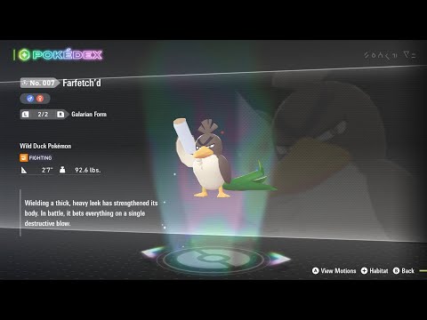 Where to Find & Catch Galarian Farfetch'd in Pokémon Legends: Z-A – Mega Dimension