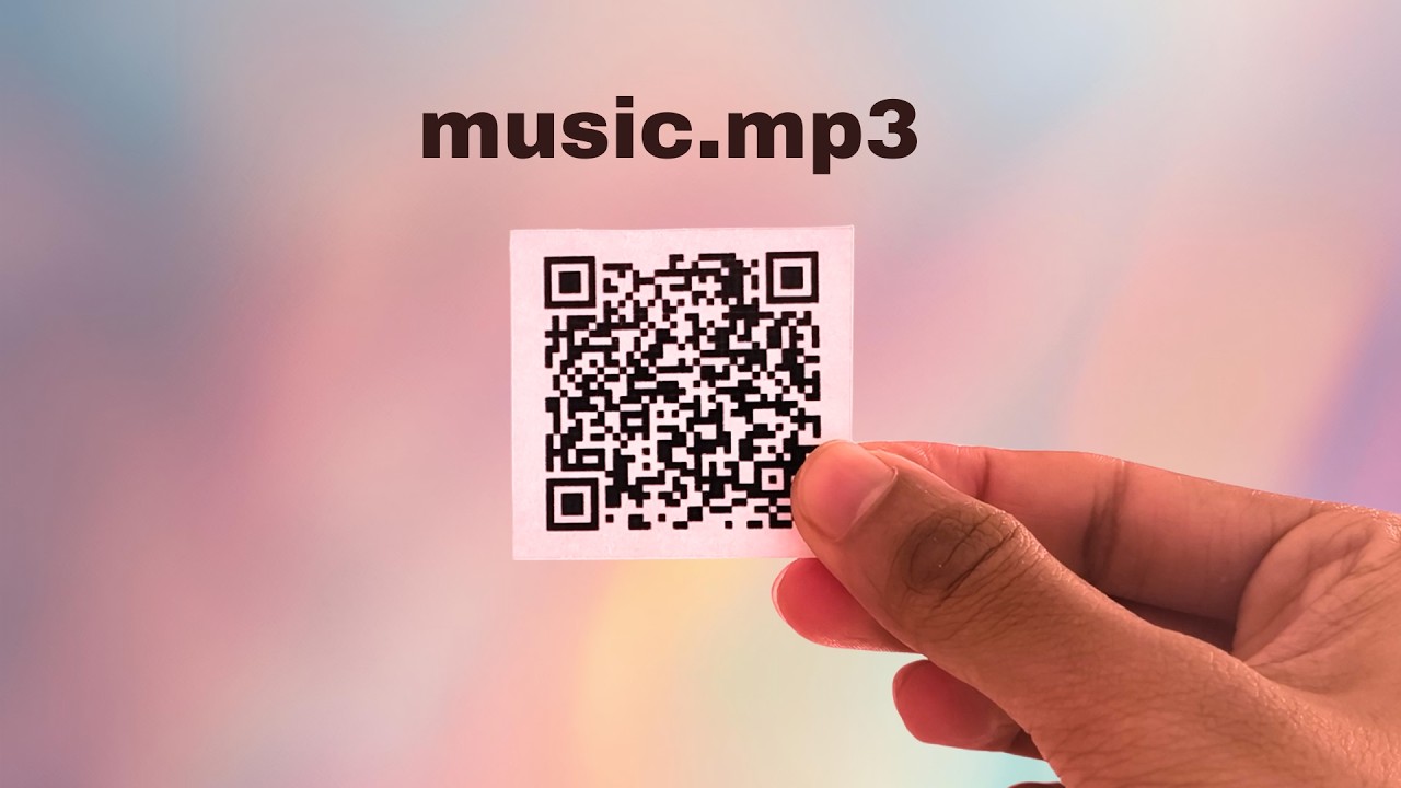 Can you fit an entire song into a QR code? - YouTube