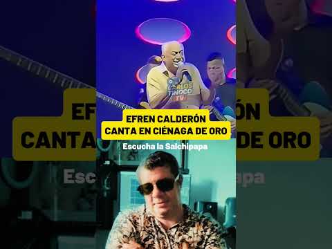 Así Canta Efren Calderón después de tantos años en Ciénaga de Oro Ayer #vallenato
