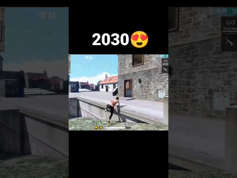 2017 Free Fire🥺 To 2030 Free fire😍 #shorts #viral #trending