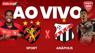 SPORT x ANÁPOLIS — AO VIVO | COPA DO BRASIL (12.03.26)