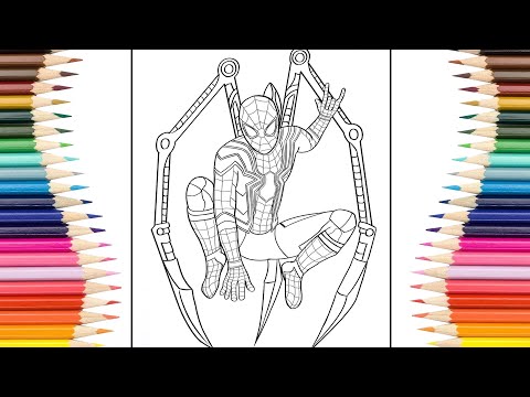Glitter  Spiderman Coloring Moon Pages , How to Draw A Picture of Spiderman