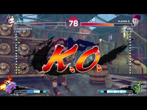 Haitani [Viper] vs CLANNAD8992 [Ibuki] SSF4 Japanese Online Ranked Matches - TRUE-HD