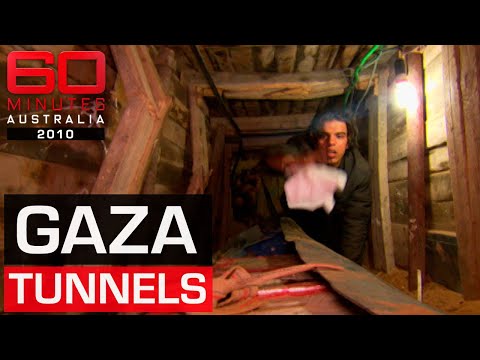 What we saw inside the tunnels under Gaza | 60 Minutes Australia
