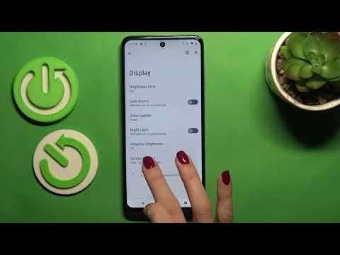 How to Change Screen Timeout on MOTOROLA Moto E32s