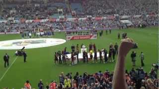 preview picture of video 'Community Shield Presentation 2012 @ Villa Park Man City & Chelsea'