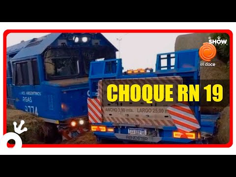 ¡IMPACTANTE! Tren de Carga Chocó a Camión en la Ruta 19: Corte Total