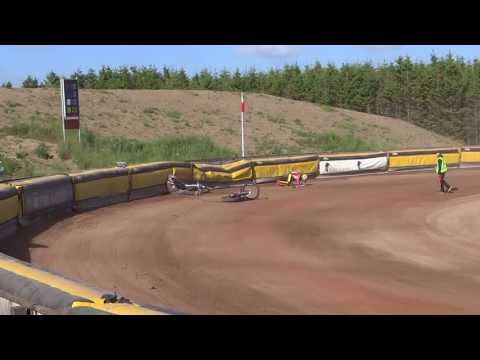 Ronnie Jamrozy - Rasmus Jensen big tumble 7/6-2013