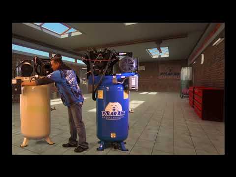 Polar Air by Eaton Compressor Whisper 100 Silent air Compressor