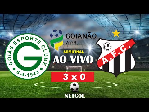🔴GOIÁS 3 X 0 ANÁPOLIS AO VIVO Campeonato Goiano 2023 - semifinal - narração
