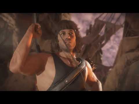 MK11: Ultimate - Rambo vs. Tarkatan + Brutality