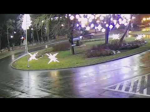 Kolizja na Rondzie Bankowym w Ostrowie Wlkp. nr 3