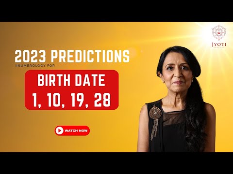 How will 2023 be for those born on 1, 10, 19, 28