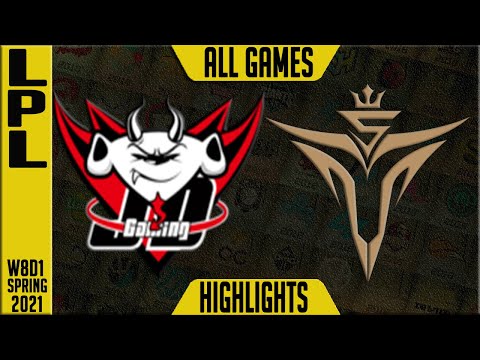 JDG vs V5 Highlights ALL GAMES | LPL Spring 2021 W8D1 | JD Gaming vs Victory 5