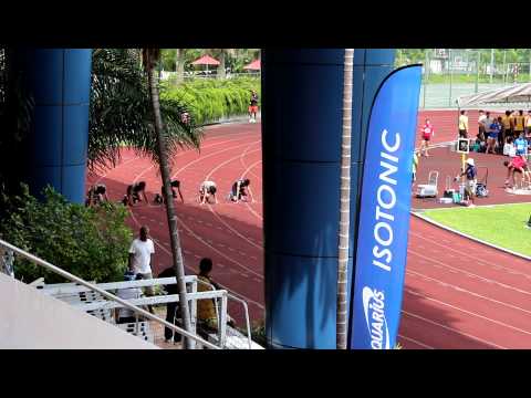 Raymond Scott Lee [SJI] 100m SAA T&F Series 1 2013 Day 1