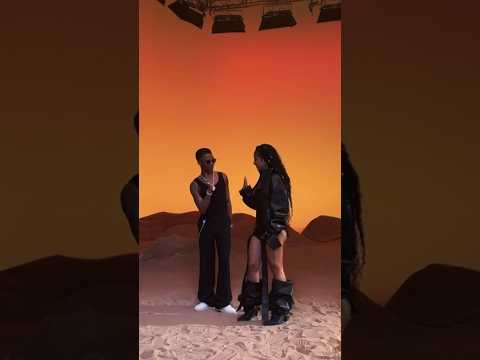 Perfect collab! @Shenseea 😇🐉🦅 #workmeout #wizkid #shenseea