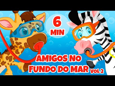 Amigos no Fundo do Mar vol 2 - Giramille 6 min | Desenho Animado Musical