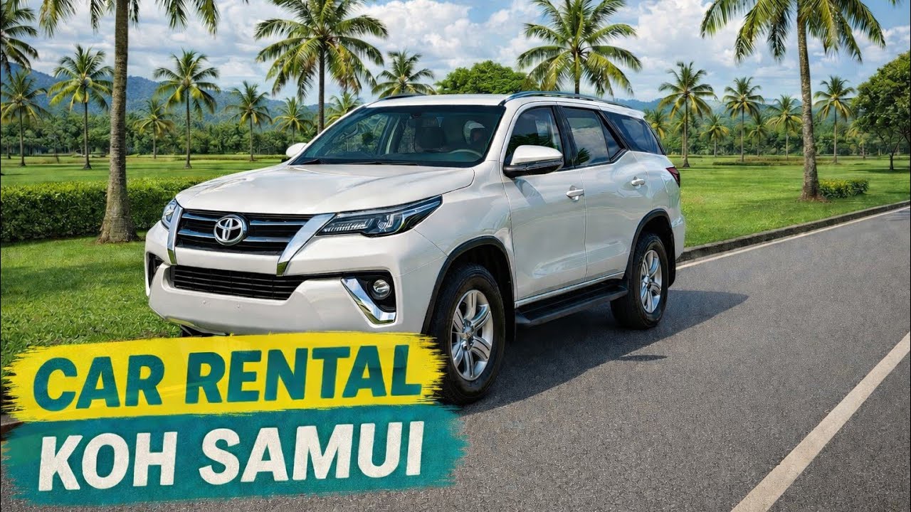 Toyota Fortuner Legender — a premium SUV for royal journeys across Samui!