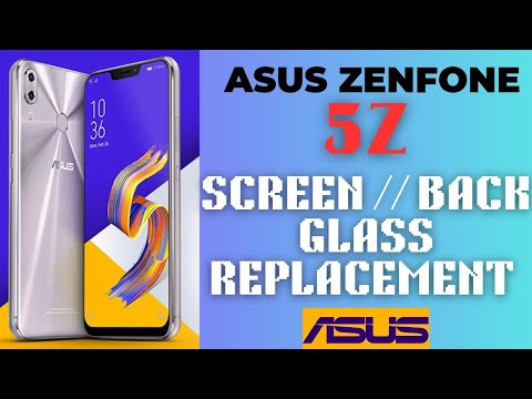 Asus Zenfone 5z Screen Replacement// Broken Back panel Change. @techhouse8503