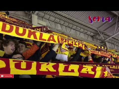 NÁSTUP + HYMNA / DUKLA TRENČÍN - SLOVAN BRATISLAVA / 2 : 5 / 18.02.2020