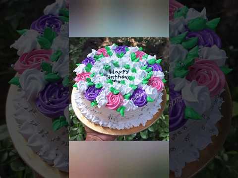 Birthday cake #mother #birthdaycake #cake #cakedecorating #traditional