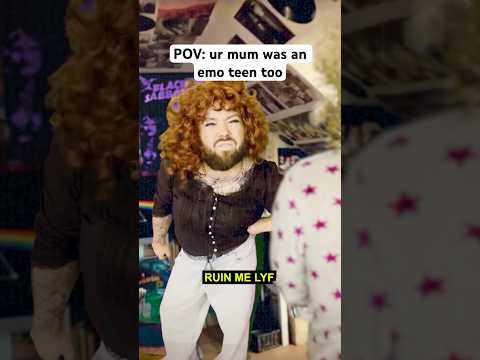 Sorry mum but grandma told me everything… #80s #emo #comedy #y2k #nostalgia #mother #shorts