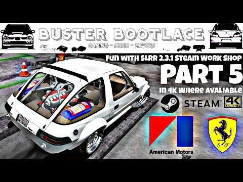 Fun With SLRR 2.3.1 and Steam Workshop Mods In 4K! Part 5: 1200 BHP Ferrari Engined AMC Pacer!