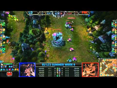 LemonDogs (LD) vs Fnatic (FNK)  ||  EU LCS Summer 2013 W9D1|| Full Game