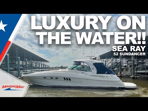 Sea Ray 52 Sundancer video