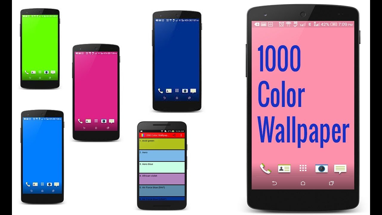 ▶ 1000 Color Wallpaper Android App