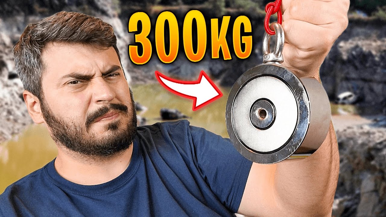COMPREI O IMÃ MAIS FORTE DO MUNDO !!! ( PESCA MAGNÉTICA )