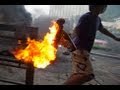 Athens Protesters throw Molotov Cocktails at Police ...