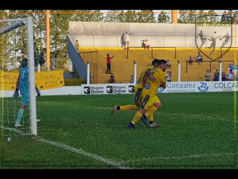Gol de Ernesto Álvarez (1-1). Crucero del Norte 2-1 Sol de América #FederalA