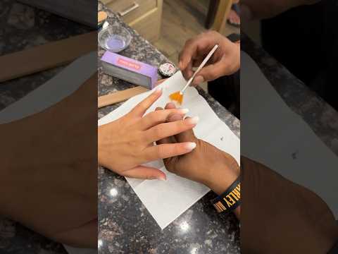 Nail extensions for the first time | #youtubeshorts #nailart #nailextension #ytshort #minivlog