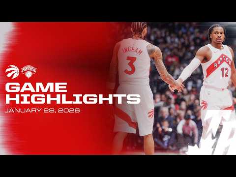 Raptors vs Knicks Game Highlights | January 28, 2026