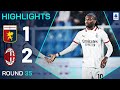 GENOA MILAN 1 2 HIGHLIGHTS Leao Sparks The Rossoneri Comeback Serie A 2024 25