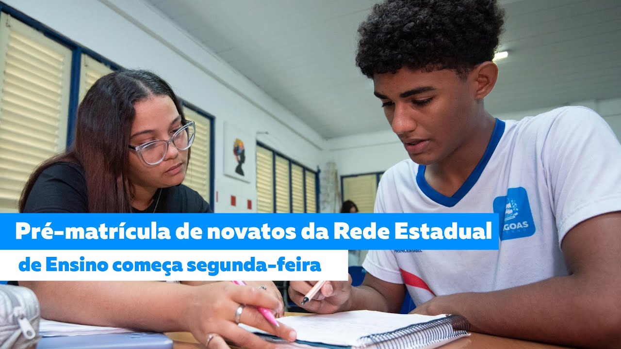 Pré-matrícula de novatos da Rede Estadual de Ensino começou segunda-feira