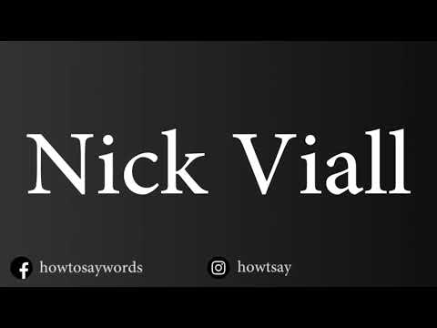 How To Pronounce Nick Viall