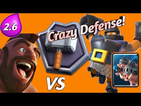 2.6 Hog Cycle is TILTING! 2.6 vs Mega Knight Royal Hogs 5300 trophies Master 2 Gameplay