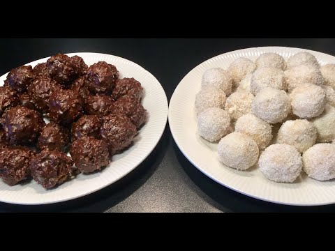 GÂTEAUX SANS CUISSON FAÇON FERRERO ROCHER ET RAFFAELLO RECETTE SPÉCIALE AÏD