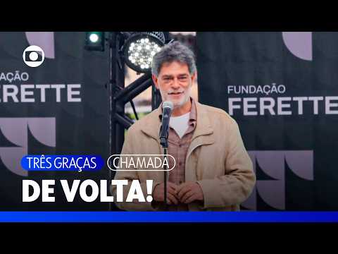 Zenilda anuncia Rogério no evento da Fundação e todos ficam surpresos! | Três Graças | TV Globo