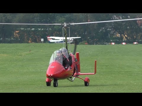 AutoGyro D-MAMD landing at Airfield Kapfenberg | Aero Action Day