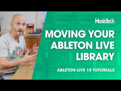 Ableton Live Tutorials: Moving your Ableton Live Library